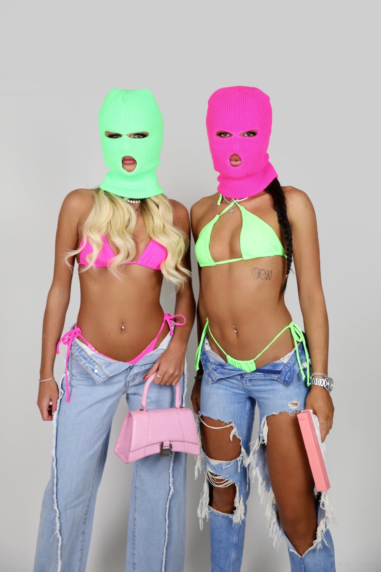 Green balaclava