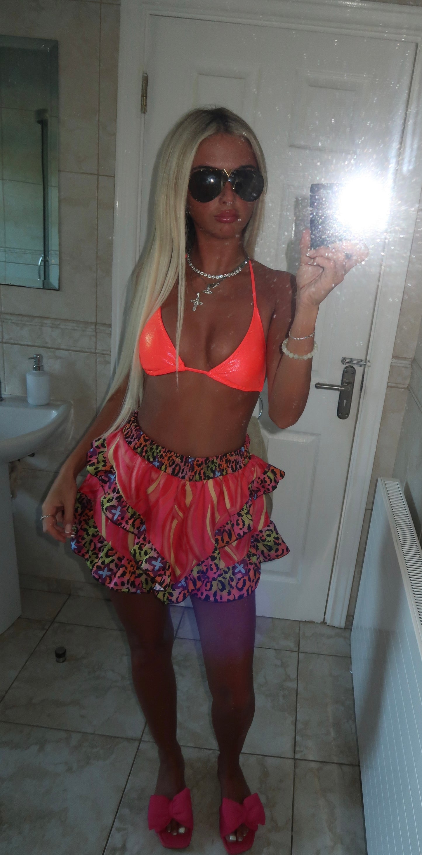 Ruffle skort