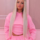 Pink 3 piece tracksuit and corset top