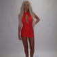 LIMITED EDITION HAND MADE AND DESIGNED IN HOUSE: ‘Rose’ lace dress