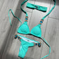 Aqua bikini bottoms