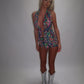 LIMITED EDITION HAND MADE AND DESIGNED IN HOUSE: ‘Exotic’ Top and shorts co-ord