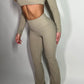 GYM GIRL ERA EXCLUSIVE Camel brown Sculpt flared bottoms