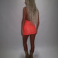 LIMITED EDITION HAND MADE AND DESIGNED IN HOUSE: ‘Belle’ Coral lace dress