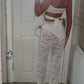 White lace cut out jumpsuit