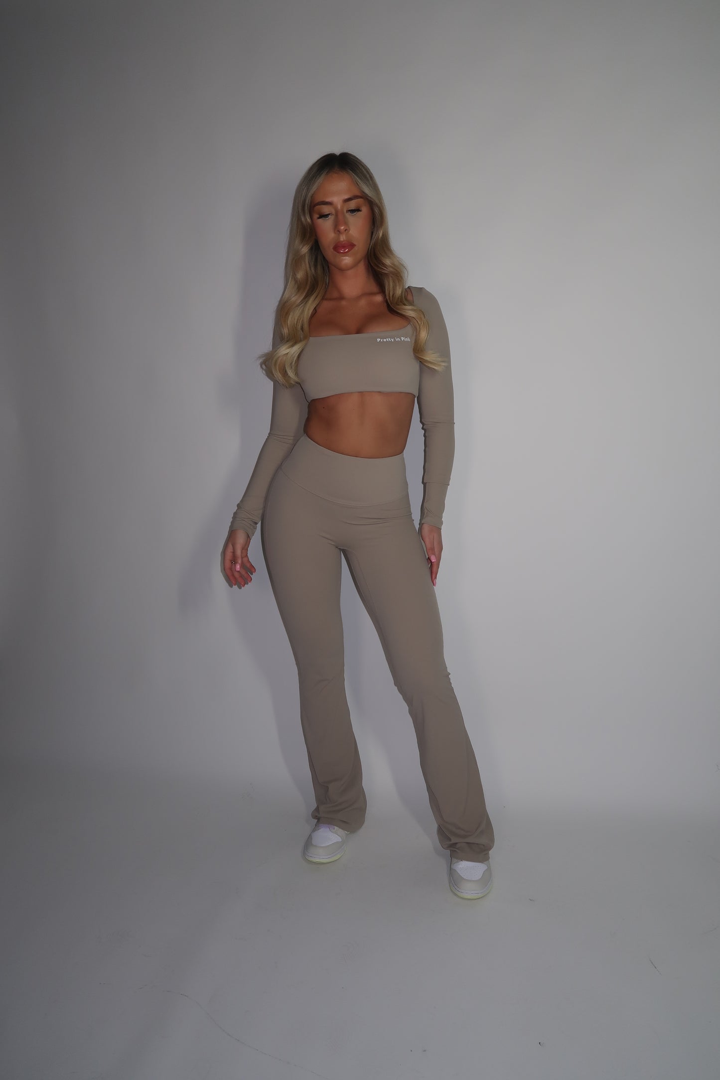 GYM GIRL ERA EXCLUSIVE Camel brown Sculpt flared bottoms