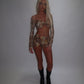 LIMITED EDITION HAND MADE AND DESIGNED IN HOUSE: ‘Melody’ top and shorts co-ord