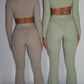 GYM GIRL ERA EXCLUSIVE Camel brown Sculpt flared bottoms