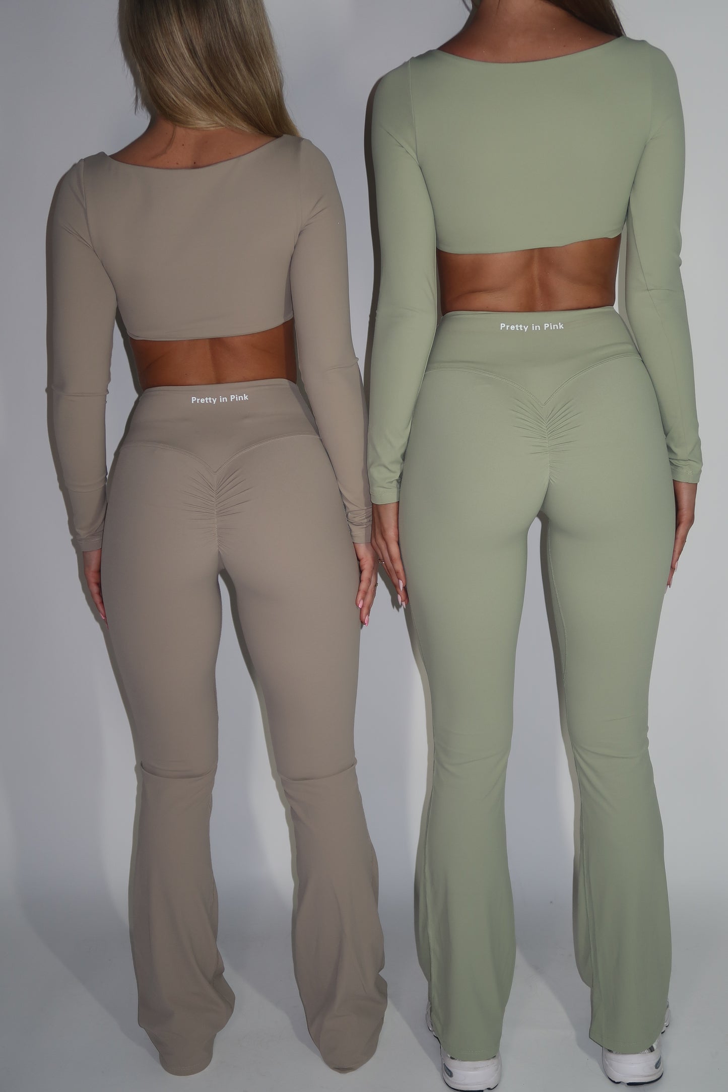 GYM GIRL ERA EXCLUSIVE Camel brown Sculpt flared bottoms