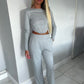 Grey corset tracksuit