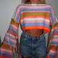 Crochet tassel jumper