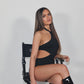 Elle black playsuit