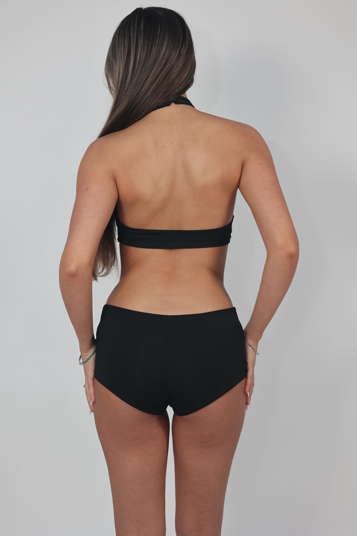 Elle black playsuit