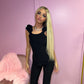 Luxury black ruffle top