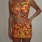 LIMITED EDITION HAND MADE AND DESIGNED IN HOUSE: Oasis mini skirt