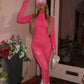 Pink Zip up jacket and leggings set