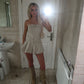 Belted Pleated Cargo Playsuit