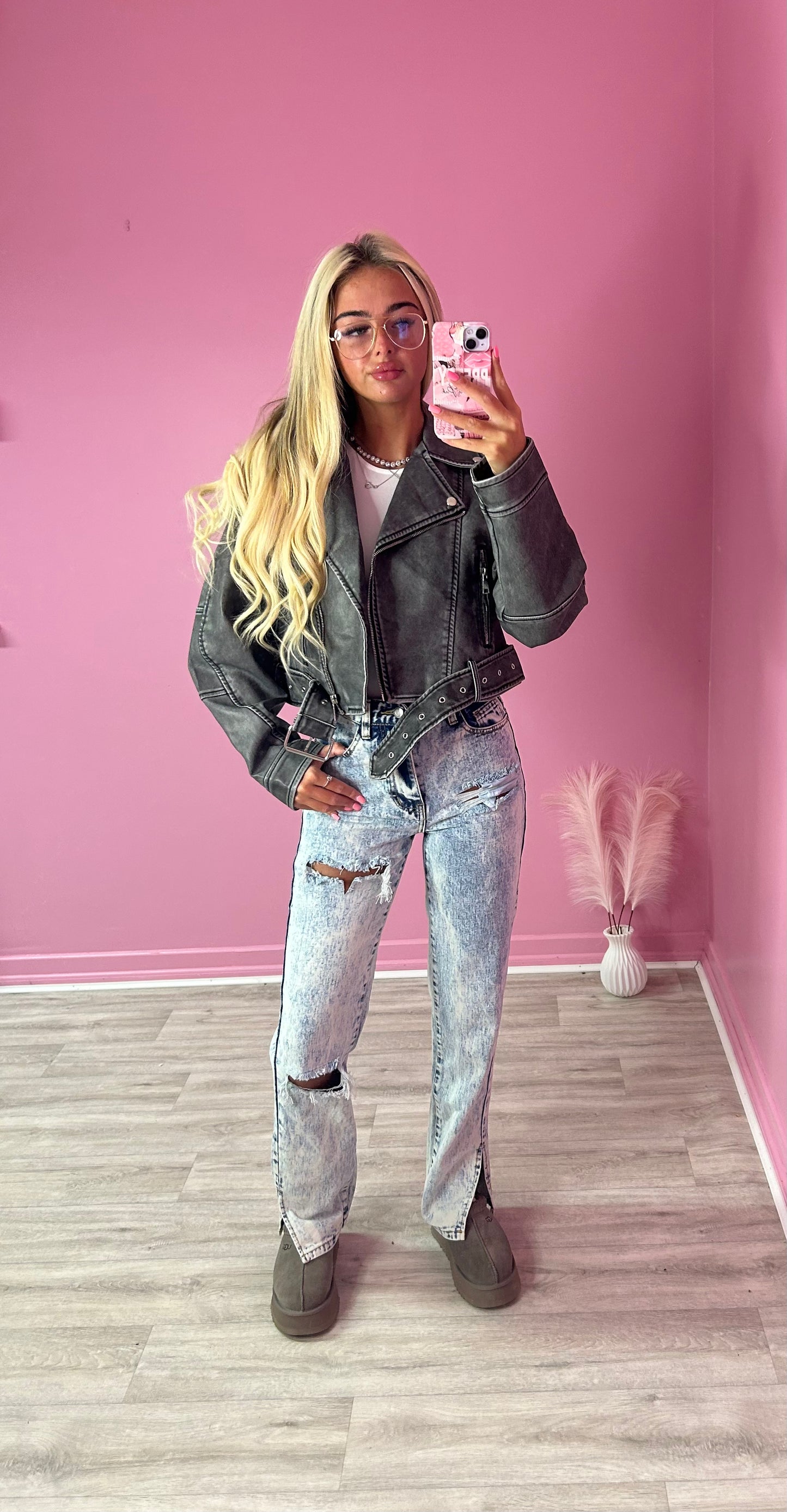 ‘Molly’ charcoal jacket