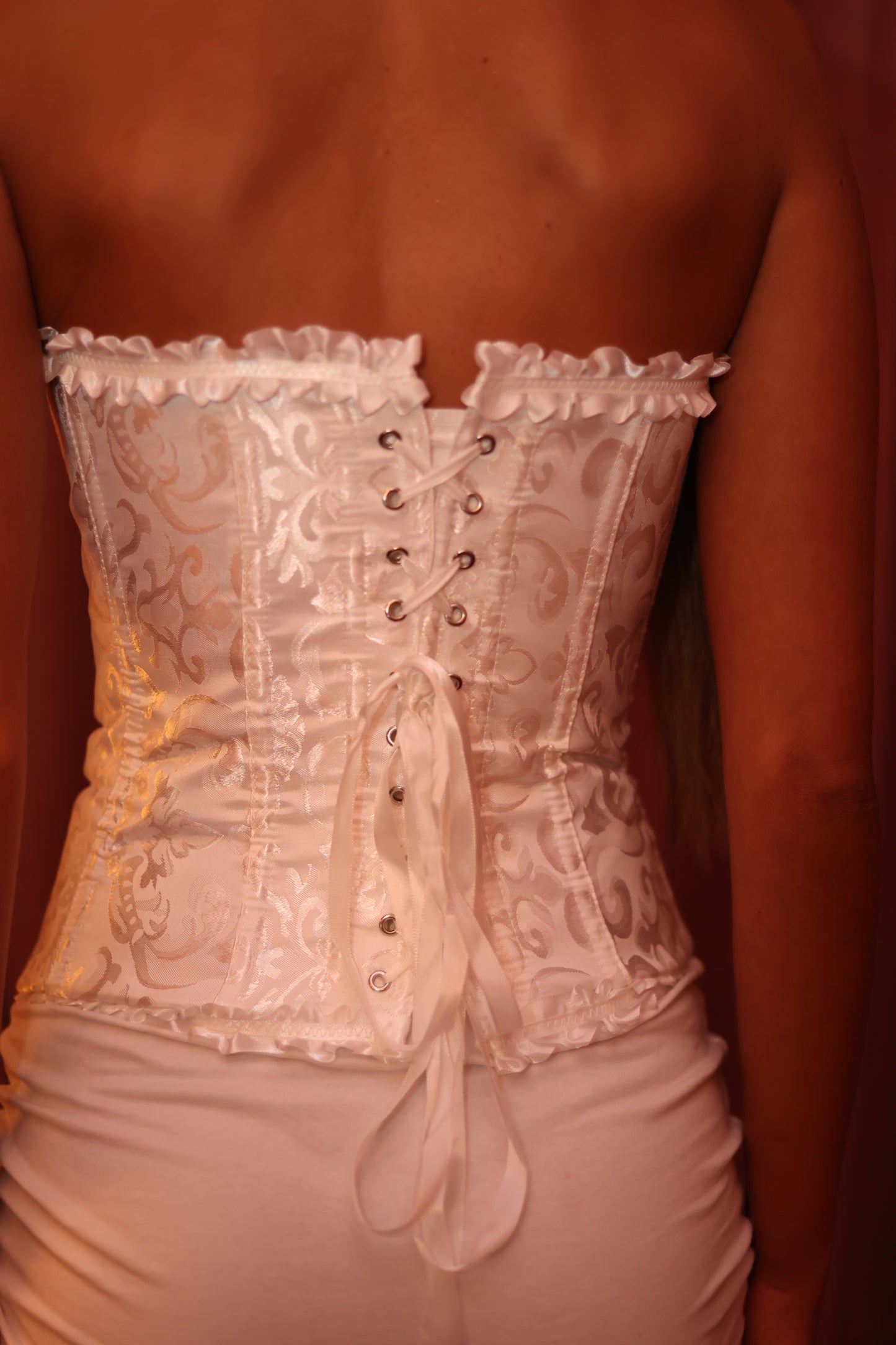 HAUNT COUTURE: White corset