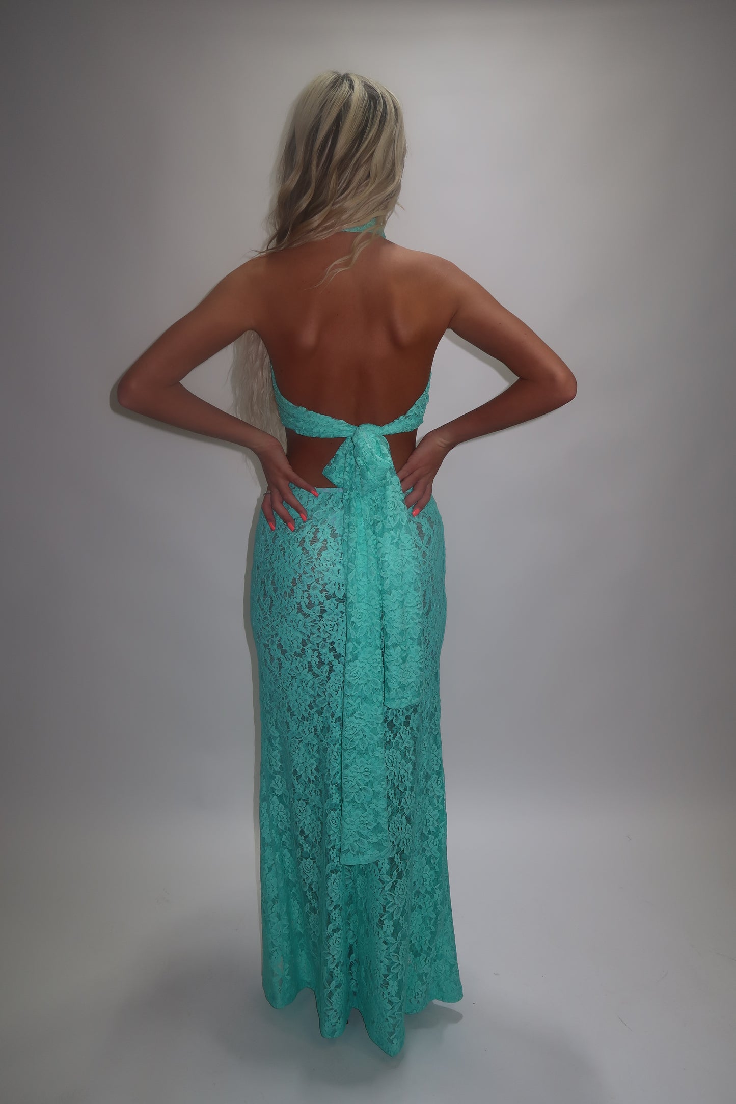 LIMITED EDITION HAND MADE AND DESIGNED IN HOUSE: ‘Ariel’ multi-way top and maxi skirt co-odd