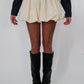 Ivory puff skirt