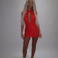 LIMITED EDITION HAND MADE AND DESIGNED IN HOUSE: ‘Rose’ lace dress