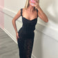 SAMPLE black lace corset co-ord
