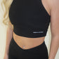 GYM GIRL ERA EXCLUSIVE Black sculpt silhouette top