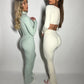 GYM GIRL ERA EXCLUSIVE Cream Sculpt flared bottoms