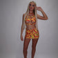 LIMITED EDITION HAND MADE AND DESIGNED IN HOUSE: Oasis mini skirt