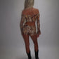 LIMITED EDITION HAND MADE AND DESIGNED IN HOUSE: ‘Melody’ top and shorts co-ord