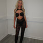 ‘Jade’ black lace jumpsuit