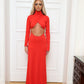 ‘Hailey’ cut out midi dress