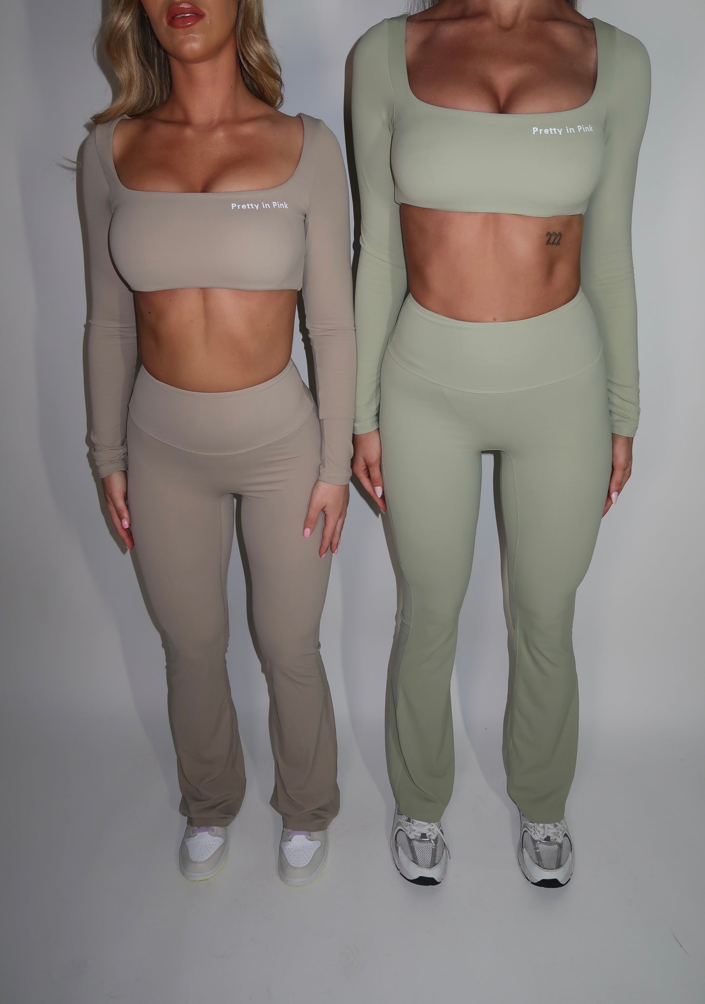 GYM GIRL ERA EXCLUSIVE Olive Sculpt square neck top