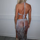 Shell cut out dress