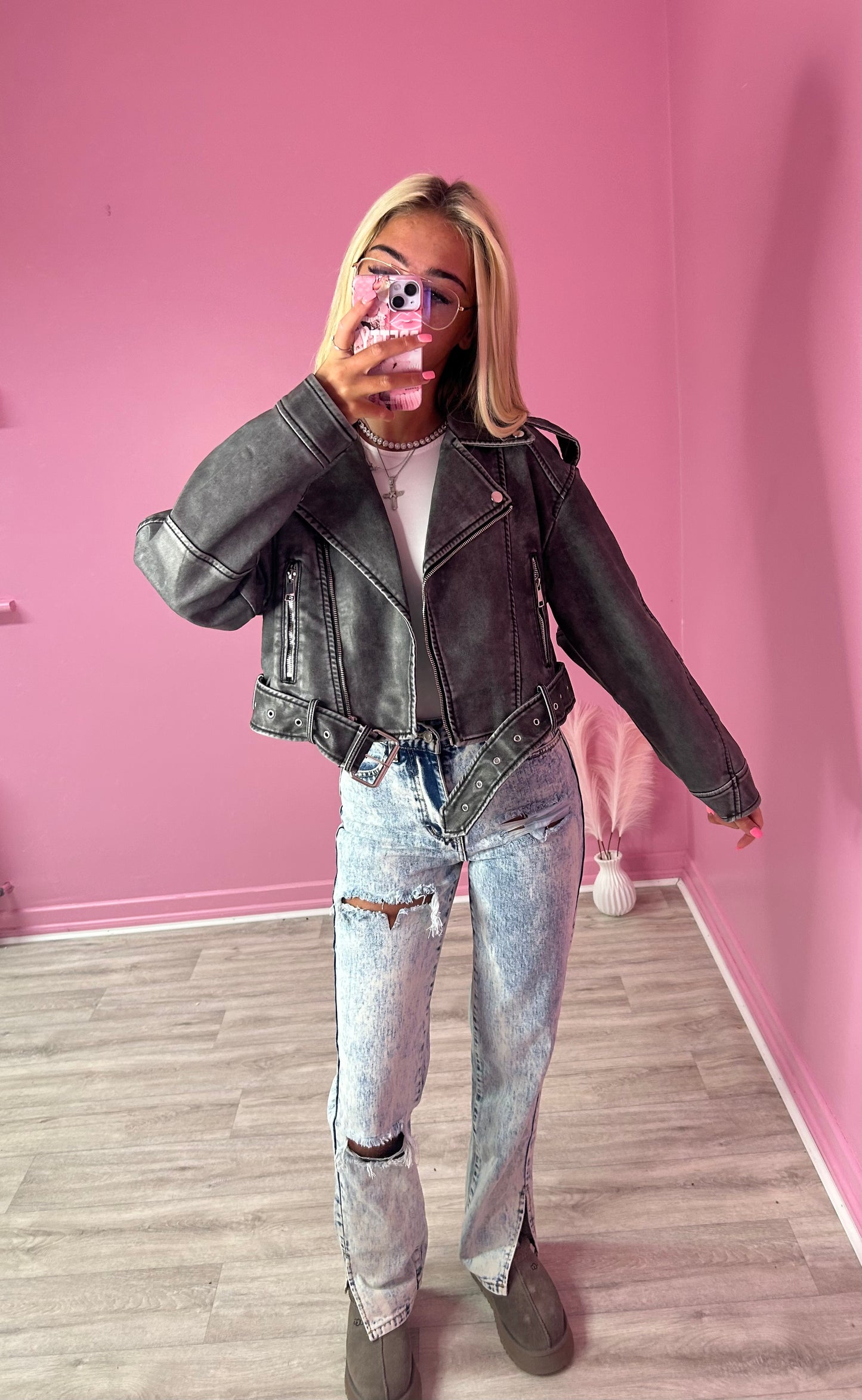 ‘Molly’ charcoal jacket