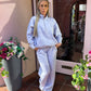 Lilac half zip sweatshirt