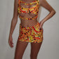LIMITED EDITION HAND MADE AND DESIGNED IN HOUSE: Oasis mini skirt