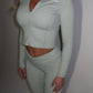 PRE-ORDER GYM GIRL ERA EXCLUSIVE Sage Sculpt jacket