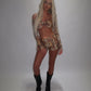 LIMITED EDITION HAND MADE AND DESIGNED IN HOUSE: ‘Melody’ top and shorts co-ord
