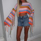 Crochet tassel jumper