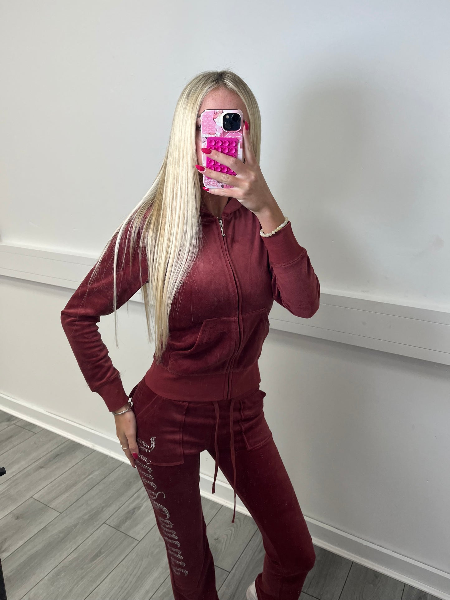 DECEMBER 1ST CHRISTMAS DEADLINE PRE-ORDER Juicy Velour Rhinestone tracksuit