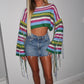 Crochet tassel jumper