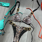 Leopard print bikini top