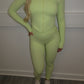 Lime sculpt jacket