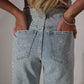 Diamond embellished jeans