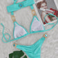Aqua bikini bottoms