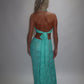 LIMITED EDITION HAND MADE AND DESIGNED IN HOUSE: ‘Ariel’ multi-way top and maxi skirt co-odd