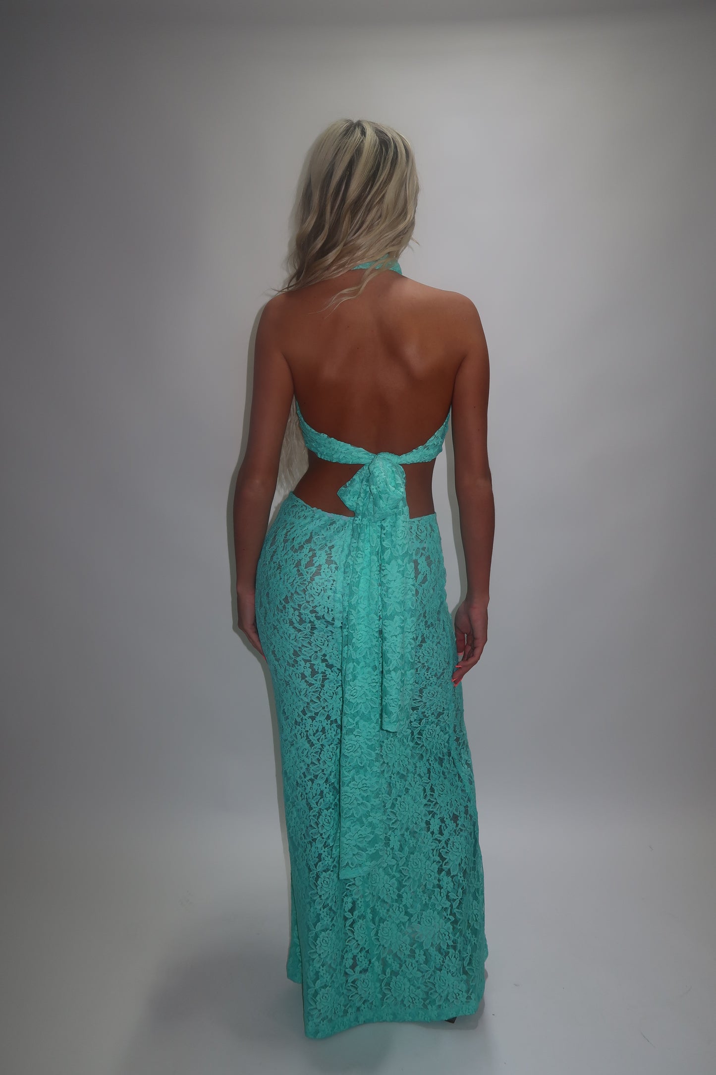 LIMITED EDITION HAND MADE AND DESIGNED IN HOUSE: ‘Ariel’ multi-way top and maxi skirt co-odd