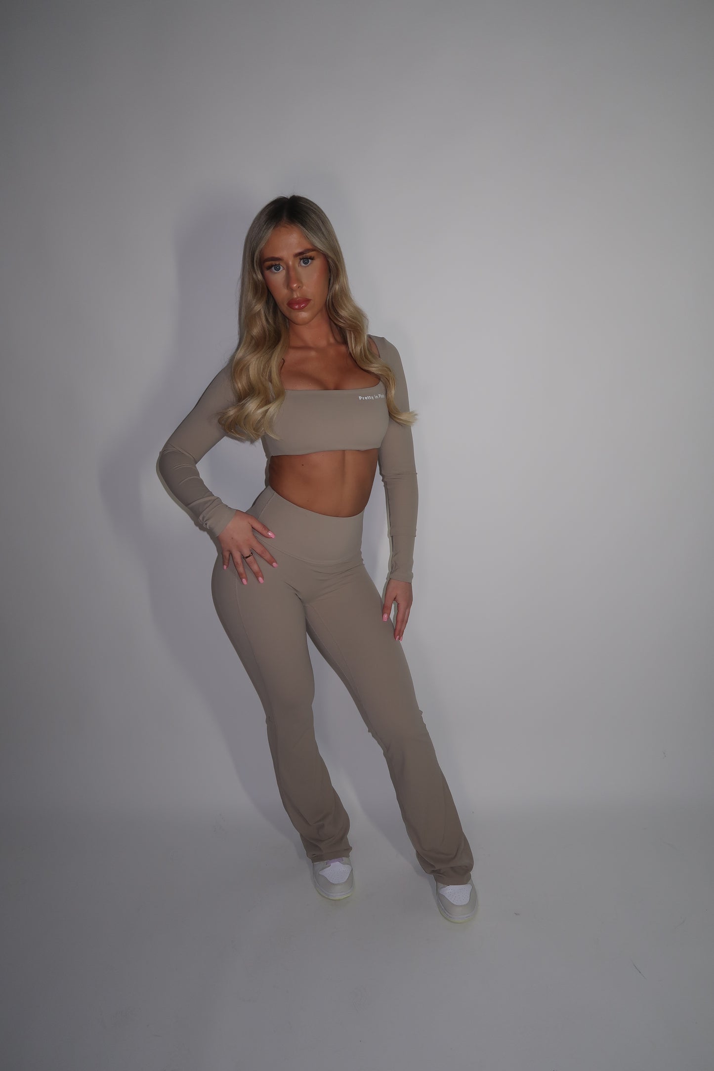 GYM GIRL ERA EXCLUSIVE Camel brown Sculpt flared bottoms